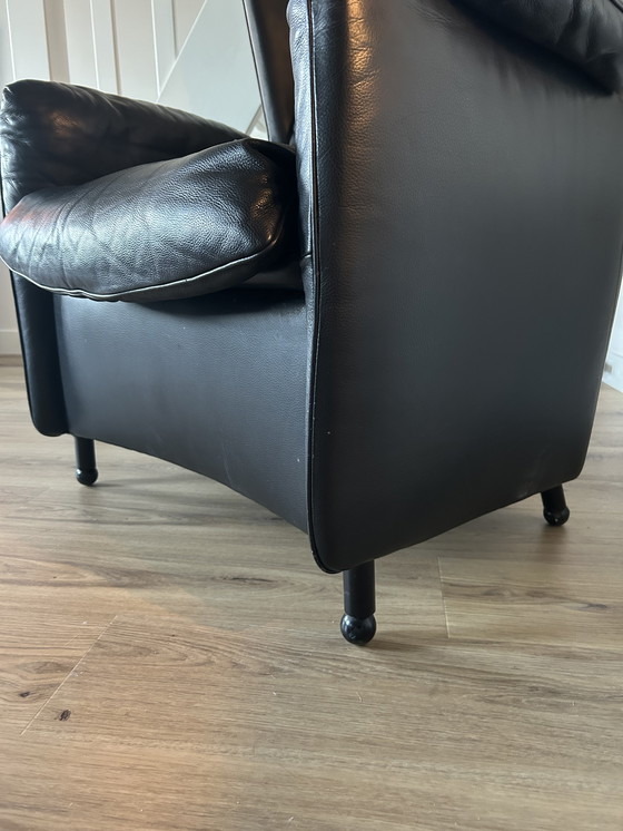Image 1 of Poltrona De Sede ds23, in pelle nera