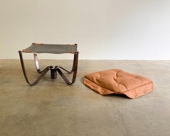 Image 1 of Poggiapiedi di design 2x ispirato alla sedia Falcon