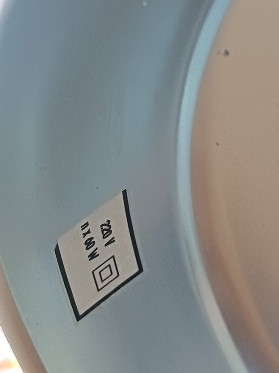 Image 1 of Vintage architectenlamp wit/zwart