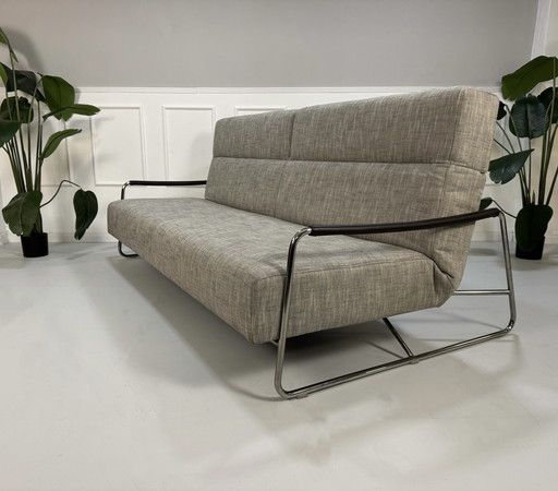 Ligne Roset Janus Designer Sofa Schlaffunktion Couch Grau Gäste