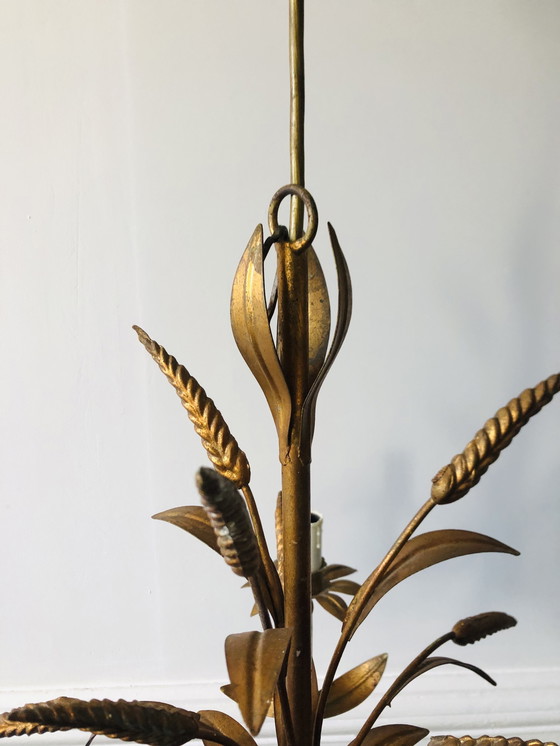 Image 1 of Florentine chandelier known as wheat ear by Hans Kögl