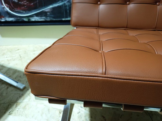 Image 1 of Sillones KNOLL Studio Barcelona (NUEVA Serie 2026) en piel natural (color coñac)