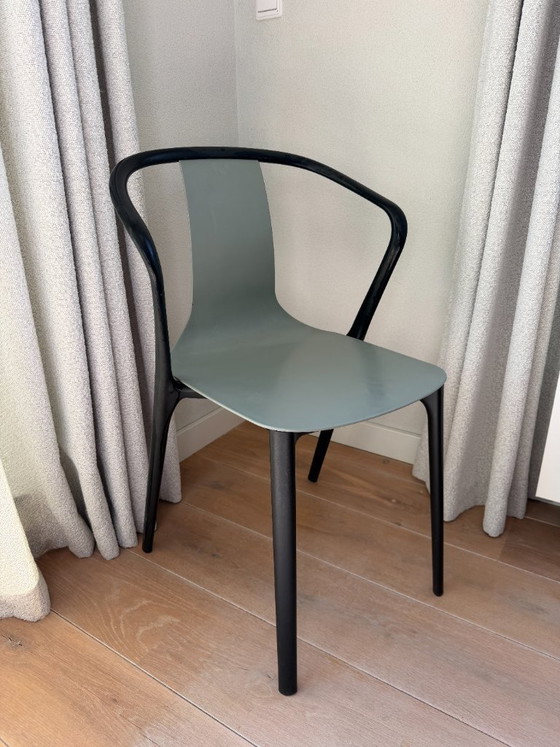 Image 1 of Set 2 Belleville Armchair moss gray Vitra Bouroullec