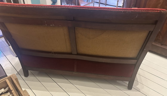 Image 1 of Divano vintage a 2 posti di Artifort con velluto rosso