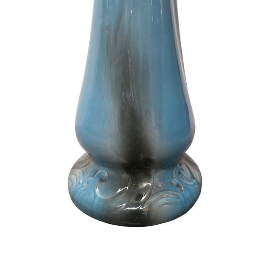 Image 1 of Vaso da fiori in ceramica Art Nouveau su colonna, primi anni del 1900