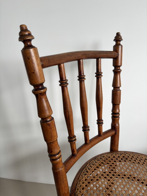 Image 1 of Set of two Josef Hofmann chairs ca 1890-1920 Viennese antiques