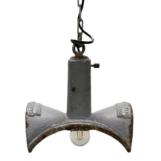 Image 1 of Suspension industrielle vintage n° 3 par Esla avec miroirs