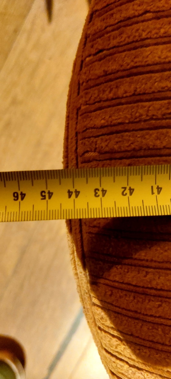 Image 1 of Sgabello vintage in velluto a coste