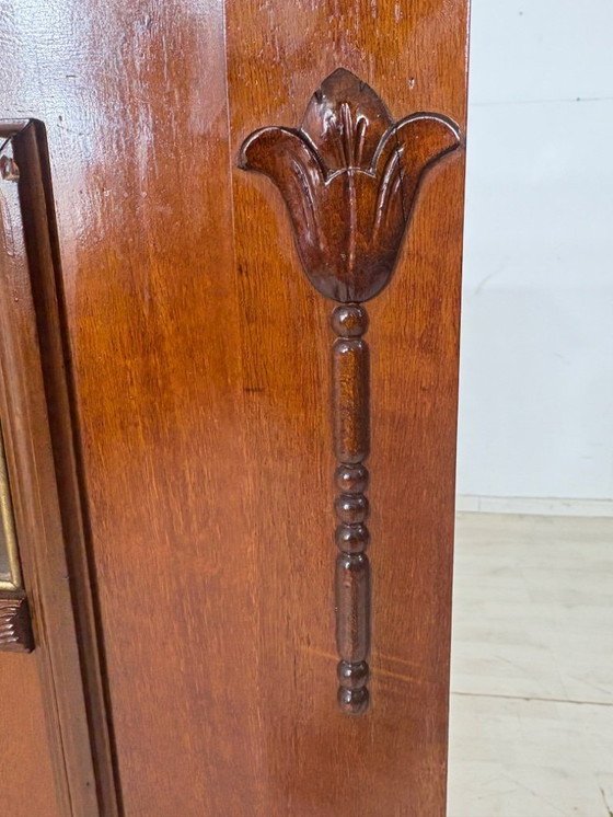 Image 1 of Antico armadio per biancheria/armadio da soggiorno Gründerzeit (fine XIX secolo) vertiko, epoca 1900 circa