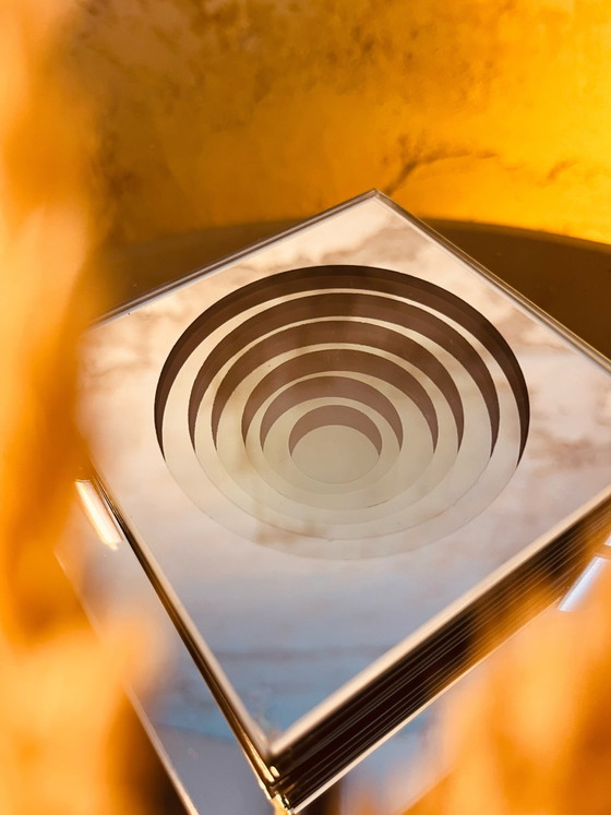 Luxury '70s Design Coasters – Table accessories, Chrome, Glass (photo 8 of 10)