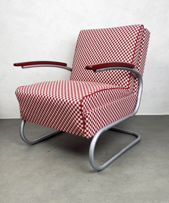 Image 1 of Poltrona Thonet S-411 "Rosso e Bianco"