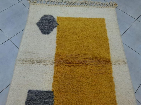 Traditioneel, op maat gemaakt wollen vloerkleed met kleurrijk patroon, 1,5/2,5 m – Aime Té (photo 3 of 6)