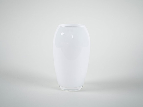 Image 1 of White vase, Danish design, 1970s, made in Denmark