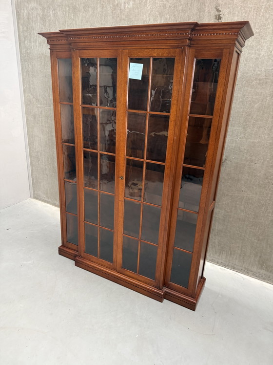 Vitrina de Caoba Antigua Vitrina de Biblioteca – Wood (photo 2 of 9)