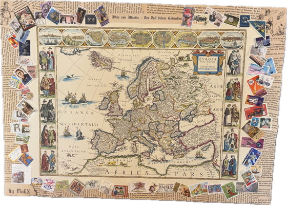 Image 1 of Œuvre d'art unique Atlas de l'Atlantide-La douane de tes pensées Zert