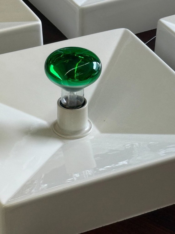 Image 1 of Space Age wandlampen van CANDLE