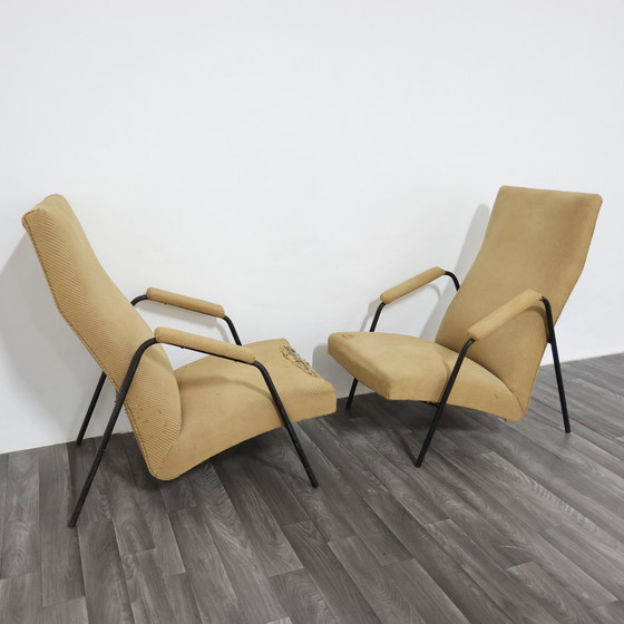 Image 1 of ALF SVENSSON LJUNG INDUSTRIER Pair of Armchairs Design Modernariato 1950’s