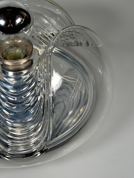 Image 1 of Lampada da parete o da soffitto "Wave" degli anni '60/'70 di Koch & Lowy per Peill & Putzler