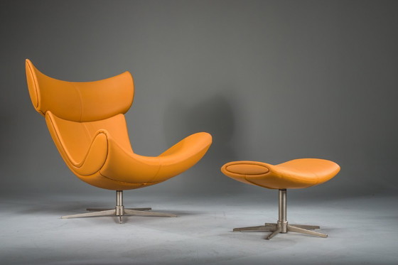 Image 1 of Set of Imola Lounge Chair and Ottoman attributed to Henrik Pedersen for BoConcept, 2000s