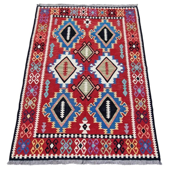 Handwoven Maimana Kilim Rug | Traditional Wool Flatweave | 150 × 203 cm (59 × 80 in) – Rugs & carpets (photo 6 of 7)