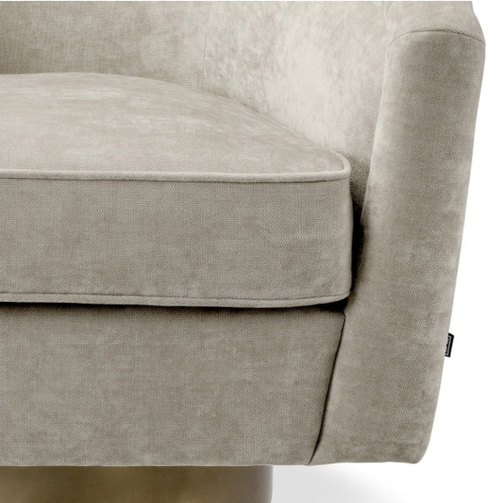 Image 1 of Eichholtz Catene swivel armchair – Clarck Sand