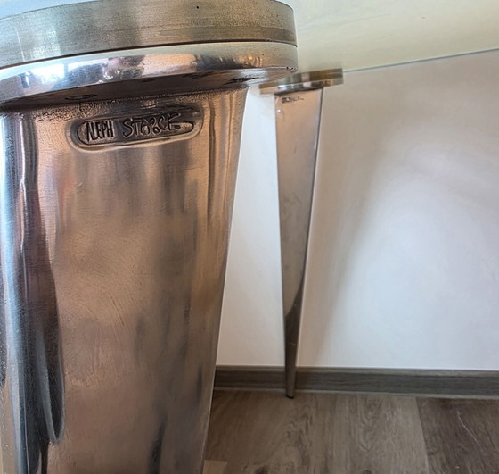 Philippe Starck per Driade Aleph – Classico del design, 210 cm, Vetro smerigliato – Tavoli da pranzo, Metallo (photo 4 of 6)