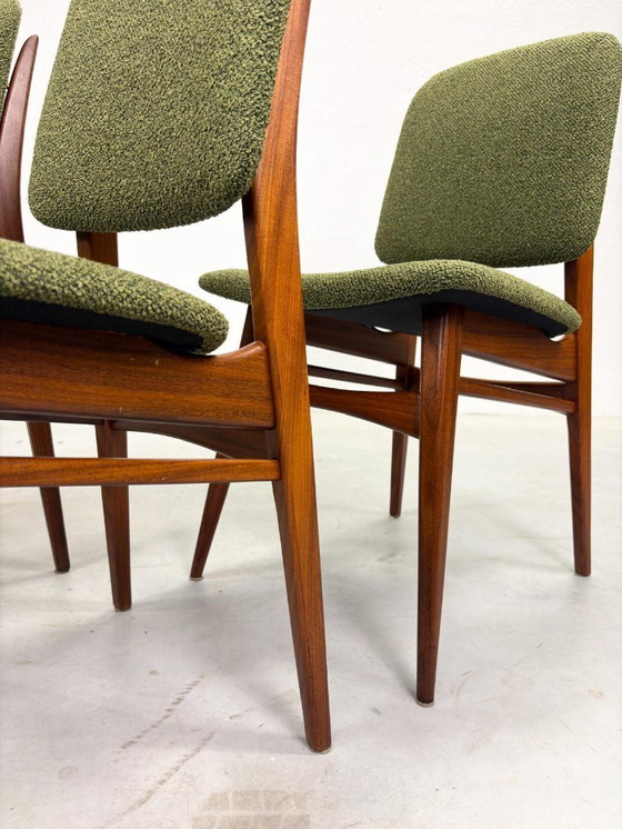 Image 1 of Set of 'Milan' dining chairs by Louis van Teeffelen for Wébé