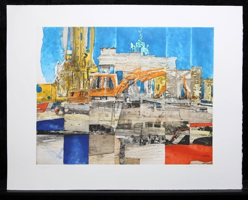 Salzmann, Gottfried - Riflesso di Berlino - Acquaforte - firmata a mano