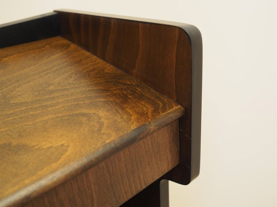Deens secretair bureau uit de jaren 60 met walnootfineer en uitschuifbaar schrijfoppervlak. – Ladekasten (photo 14 of 19)