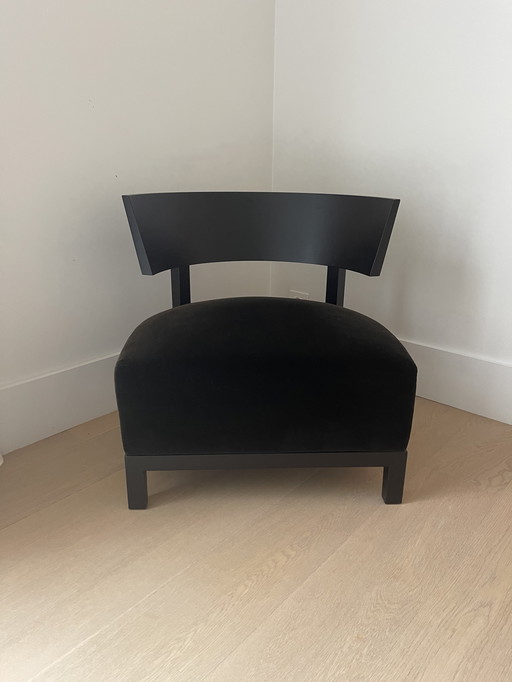 Sillón Flexform Thomas negro