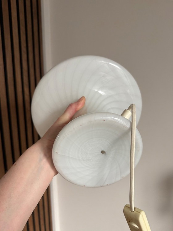 Image 1 of Vintage mushroom table lamp - Murano glass - 1970s