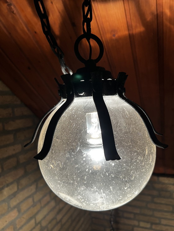 Image 1 of 2 set di lampade da sospensione, bolle, aan ketting 