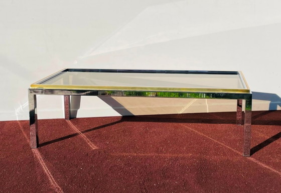 Image 1 of Belgochrom * Hollywood Regency * Vintage 70s coffee table