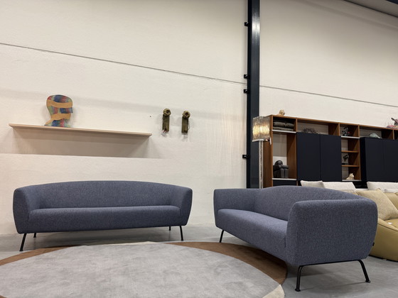 Image 1 of Gelderland 6250 Sofa 3 & 2.5 Seater Moss fabric