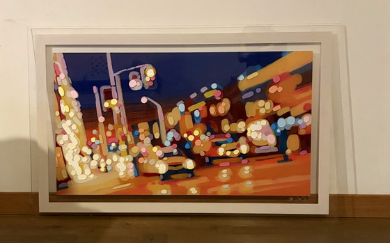 Carl Soete – Original Stadtansicht / City Lights – – Gemälde & Zeichnungen, Plexiglass (photo 3 of 5)