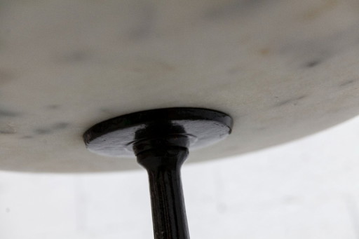 Marble and cast iron plant stand, 1960s, D30