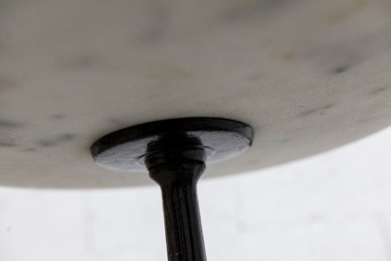 Image 1 of Marble and cast iron plant stand, 1960s, D30