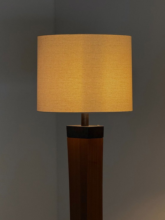 Italiaanse Mid Century Vloerlamp Van Teakhout – Vloerlampen, Wood, Metal (photo 23 of 23)
