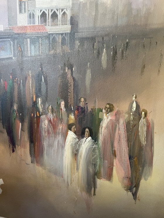 Image 1 of Grande dipinto a olio 200 x 160 cm Sylt Abstract Canvas