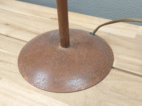 Image 1 of 2 x table lamp with Alabaster shade