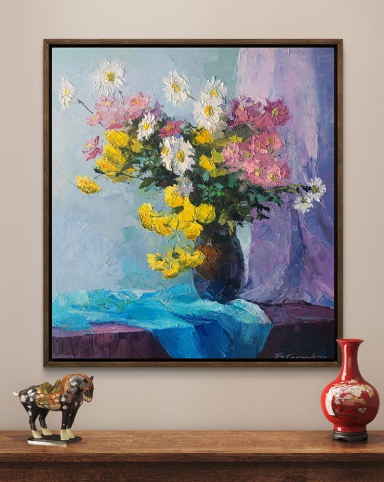 Image 1 of Autumn Flowers In A Vase Boris