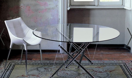 Cassina Passion (Philippe Starck) white leather chairs (4 pieces), Dining chairs, Metal, Modern (photo 9 of 10)