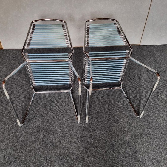 Image 1 of 2 vintage stoelen geïnspireerd door René Herbst