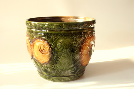 Image 1 of Großer Schwerer Keramik Blumentopf Scheurich Modell 887 22