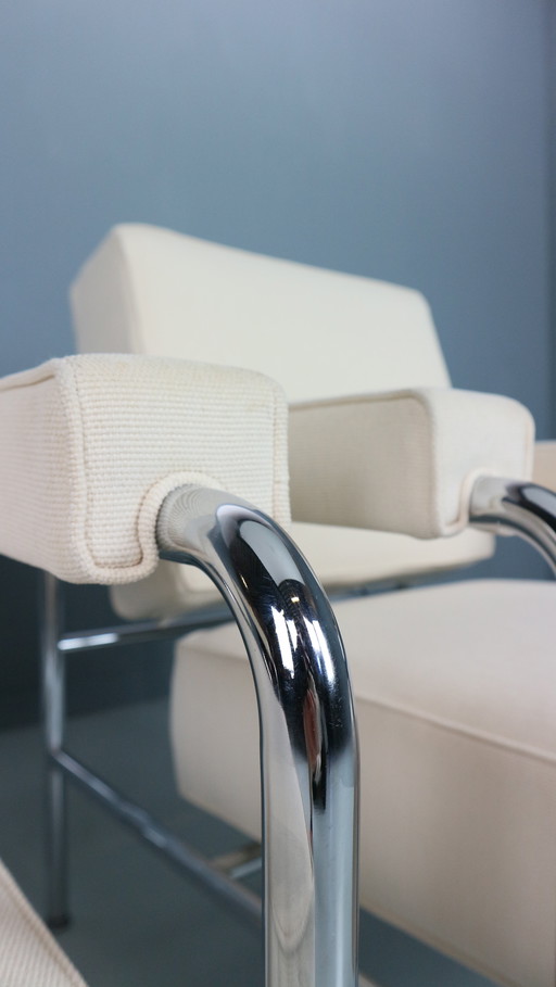 2x Fauteuil Wagon Fumoir LC13 Le Corbusier, 1931