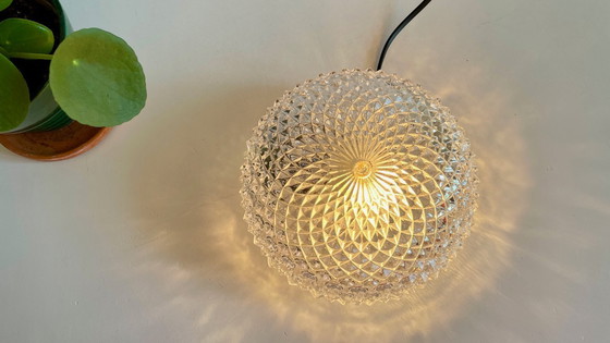 Image 1 of Lampada da parete/soffitto in semicristallo, anni '50