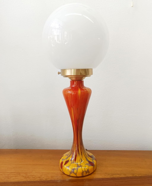Art Nouveau Glass Lamp