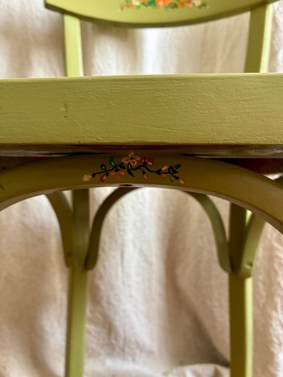 Vintage Baumann Bistro Stoel Opgeknapt – Eetkamerstoelen, Wood (photo 5 of 10)