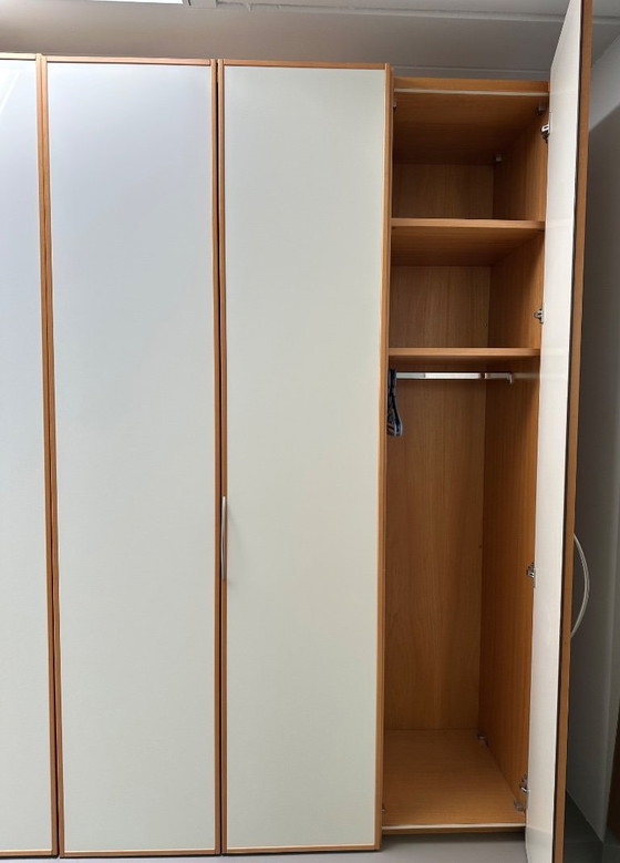 Image 1 of Premium panoramisch kledingkastsysteem met 6 modules – Hülsta-stijl / Mepla-beslag