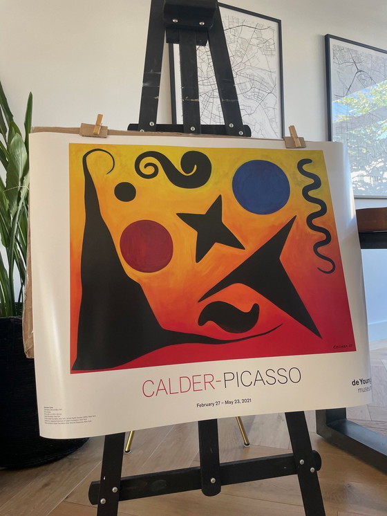 Image 1 of Alexander Calder (1898-1976), Pablo Picasso (1881-1973), Zeven zwart, rood en blauw, 1947, Copyright 2021 Calder Foundation